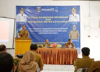 Dinas Komunikasi dan Informatika (Diskominfo) Menggelar Sosialisasi CSIRT (Computer Security Insiden Response Team). 